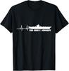 USS John F. Kennedy CV-67 Heartbeat US Aircraft Carrier T-Shirt Unisex T-Shirt
