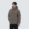 Land Mid-Length Heavy Down Jacket Dark Khaki (S25WMGDJ64)