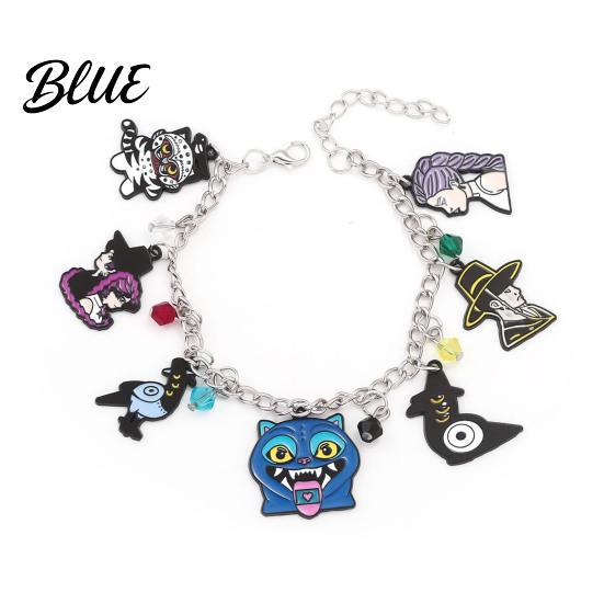 Bracelet Demon Hunters-Inspired Zinc Alloy Enamel Cat Charms Snake Expression