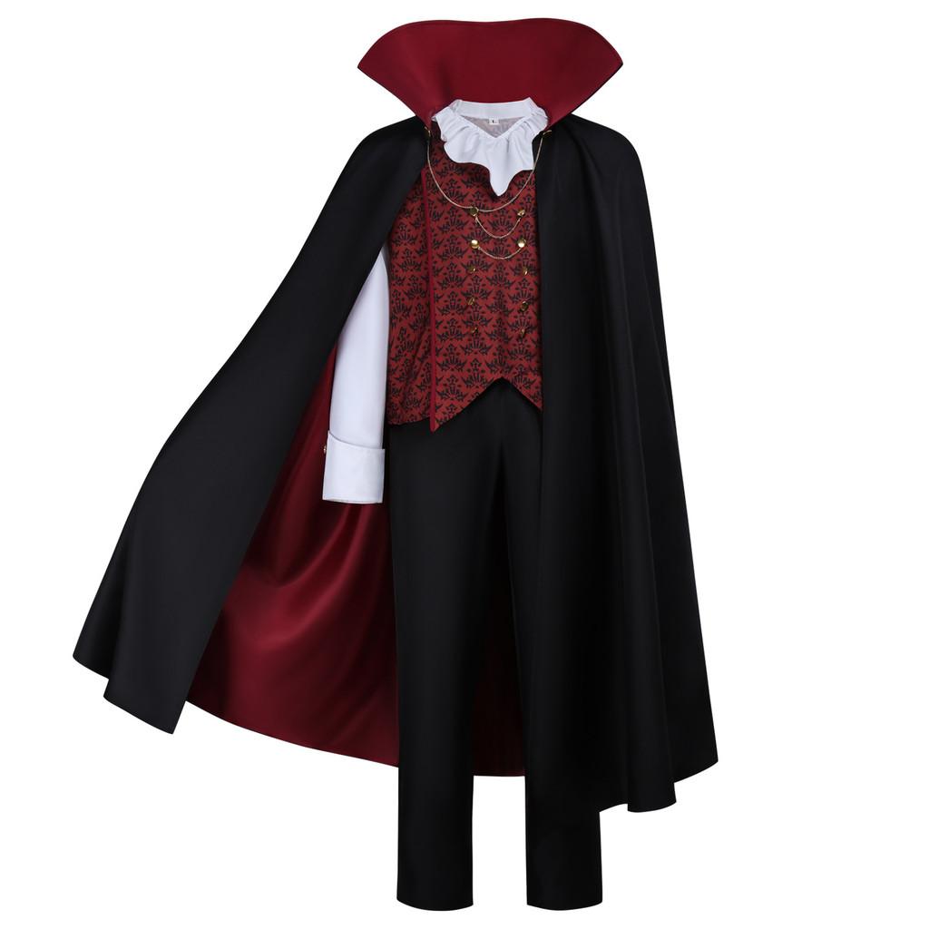 Dracula Flow Vampier Prins Cosplay Kostuum Voor Halloweenfeest En Thematische Evenementen