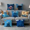 Cookiee Monster Funny Pillow Cover Gift High Definition Digital printingSurprise  Vivid Pattern Household
