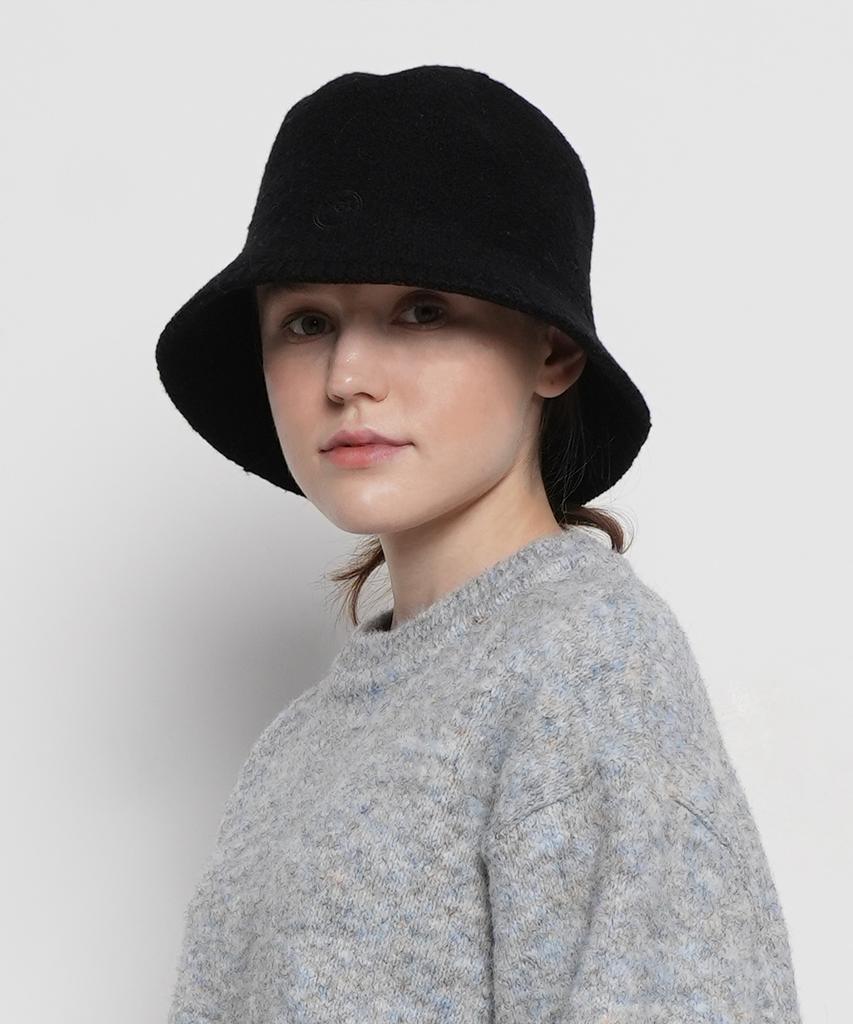 THE-ABON Women'S Day Basic Knit Bucket Hat Beige