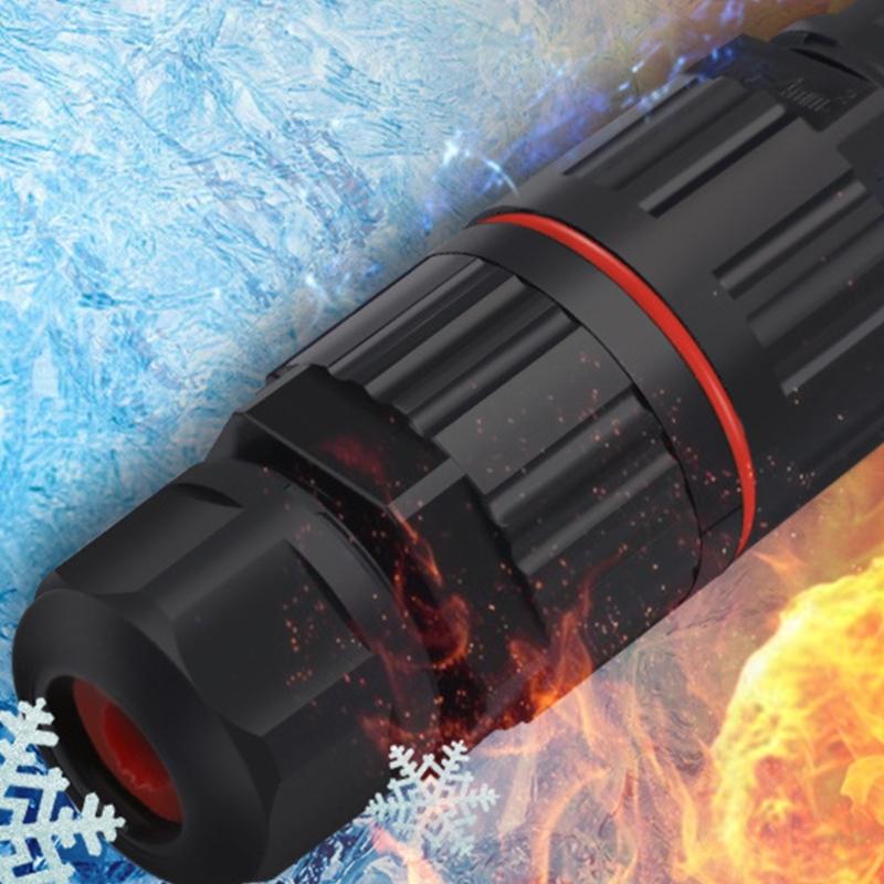 2/3Pin Electrical Terminals Adapters Waterproof Wire Connector LED Light Wiring Outdoor Rainproof Terminals Easy To Install