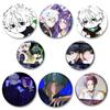 32/44/58mm Blue Lock HD Print Brooch Anime Badge Cartoon FigureHyoma Chigirl Seishiro Nagi Round Display Brooches Lapel Pins Jewelry Gift