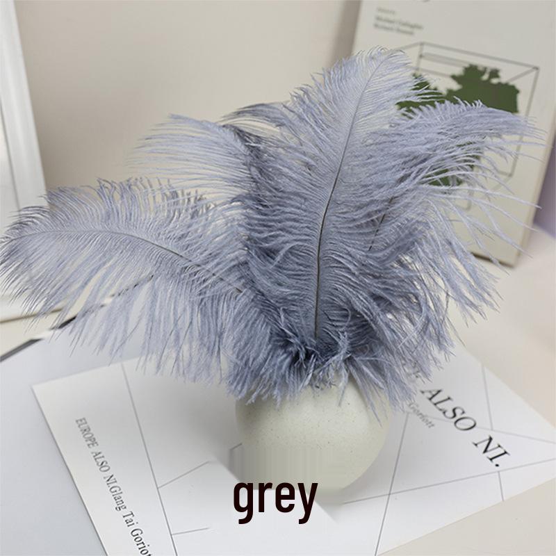 Ostrich Feathers 20-25cm for Stage Performance, Handmade DIY Jewelry, and Decoration Materials