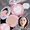 JOJO DIARY Bow Water Glow Cushion Foundation: Oil Control, Concealing, Waterproof, Sweatproof, Long-lasting Creamy Skin Foundation.