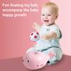 Yousheng Electric Blowing Ball Whale Toy with 2/4/6 Balls USB Rechargeable Educational Sea Animal Suspension Ball Interactive Toy Toddlers Girls Gift