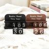 3D Printed Book Read Counter Plastic Reading Tracker Book Counting Ornament  Bookshelf Decoration