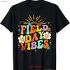 Field Day Vibes Funny Groovy Kids Teacher 2024 T Shirt Vintage Fashion Breathable Streetwear Homme Vintage