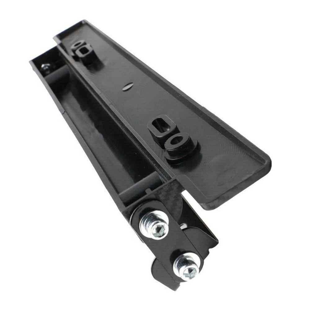 Universal Adjustable Carbon Fiber Pattern Car Racing License Plate Frame Holder Bracket Light Bar Work Lights Holder
