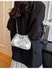 Niche Design Pleated Cloud Crossbody Bag - Large Capacity, Versatile Fashion Bucket Bag