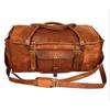 Herren Vintage Echtleder Flap Duffel Carry On Weekender Reisetasche