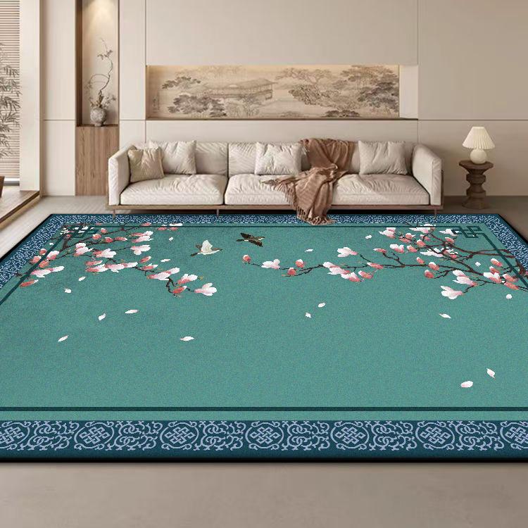 Nieuw Chinese Stijl Grote Maat Tapijt voor Woonkamer Salontafel Mat Antislip Studiekamer Decoratie Kleed Makkelijk Schoon te Maken Aanpasbaar