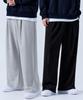 TOPBOY [2Pack Non-Fleece Or Fleece] Comfort Single-Pleat Elastic Waist Wide Training Pants 2 Colors (Type B)
