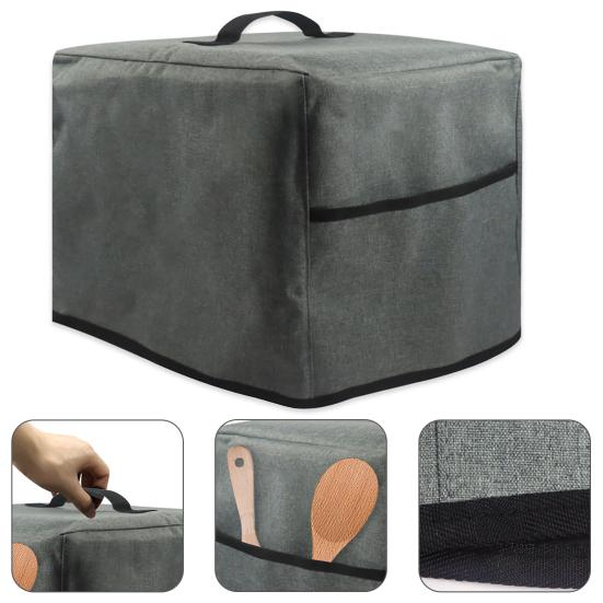 Air Fryers Dust Cover Thick Protective Oil-proof Wear-resistant Scratch Resistant with Pockets And Handle Dust Fingerprint Protection Toaster