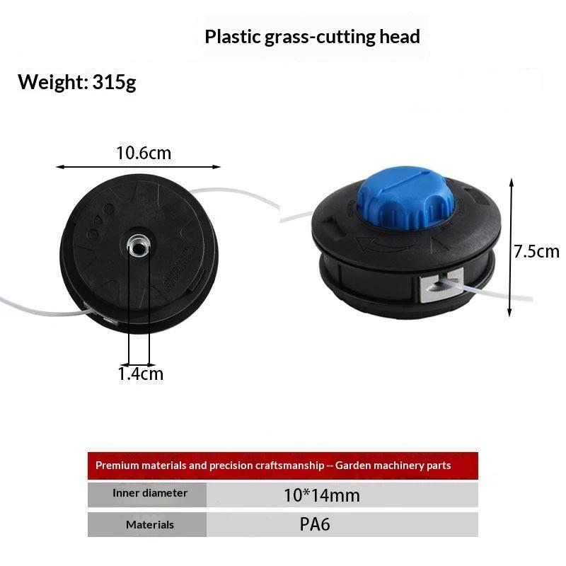 M10*1.25Mm Grass Lawn Mover Trimmer Head For Brush Cutter Lawn Mower Garden Machinery Parts Replacement Accessories