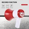 Megaphone Speaker 50W Power Portable Bullhorn Megaphone Voice and Siren/Alarm Modes Volume Control