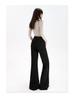 Women's High Waist Retro Flared Jeans - Slimming, Straight-Leg, Loose Fit, Casual Style for 2026