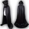 Hood Cloak Cosplay Medieval Long Cape Halloween Party Women Men Adult Long Mage Witchcraft Wicca Robe Conceal Gown Reenactment