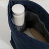 Portable Soft Thermal Lunch Bags Hidden Handle Separated Inner Bag With Bottle Pocket Waterproof Bento Box Pouch Food Storage