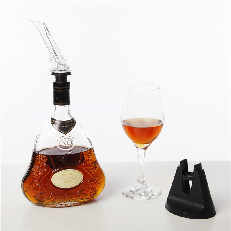 Professionele Magische Rode Wijn Decanteerkaraf Schenktuit met Filterstandaard Snelle Luchtbeluchter Dispenser voor Thuis Dineren Bar Essentiële Set