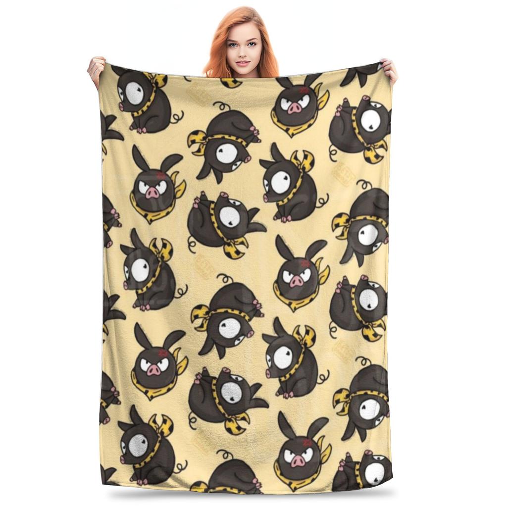 P-chan Ryoga Verlorenes Schwein Ranma 1⁄2 Abenteuerkomödie Decke Superweiche Überwurfdecke für Sofa Bettwäsche Reiseüberwürfe Tagesdecke Quilt