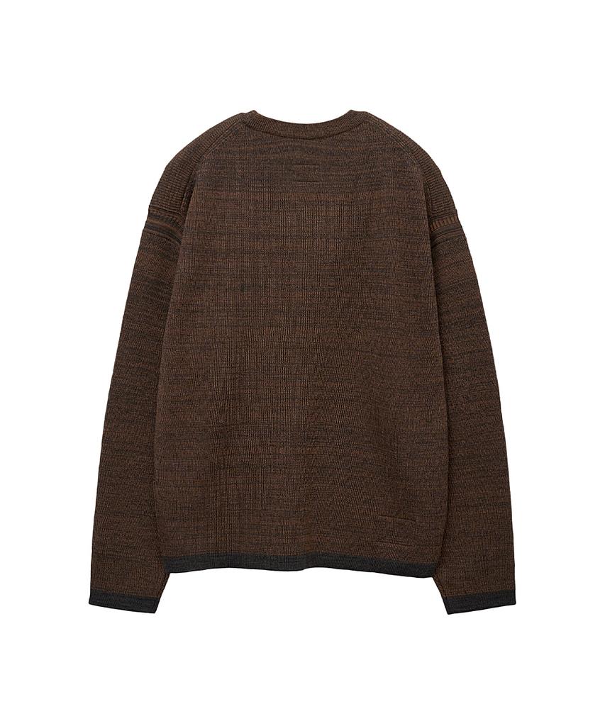 Leopeusaideu Grain Sweater Brick