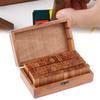 Wooden Rubber Alphabet Letter Number Stamps  Funny Wooden Ink Stamps Set Typewriter Font