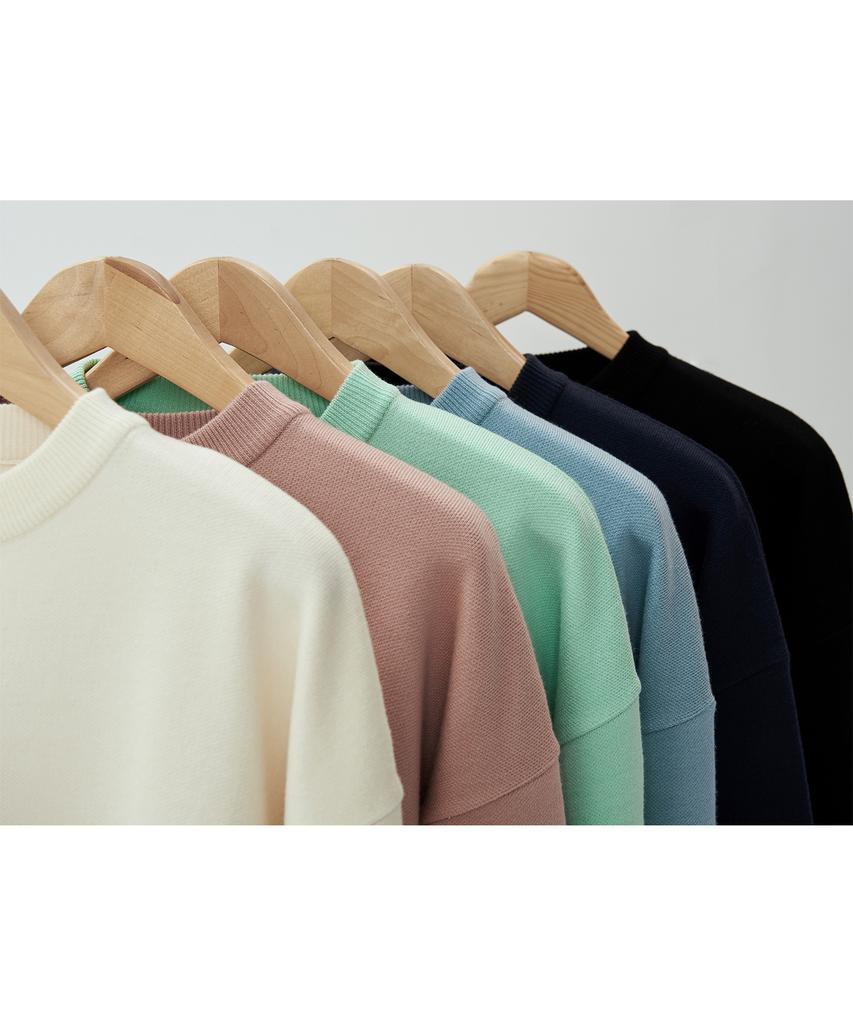 OX STUDIOS Essential Crop Knit (Dusty Pink)