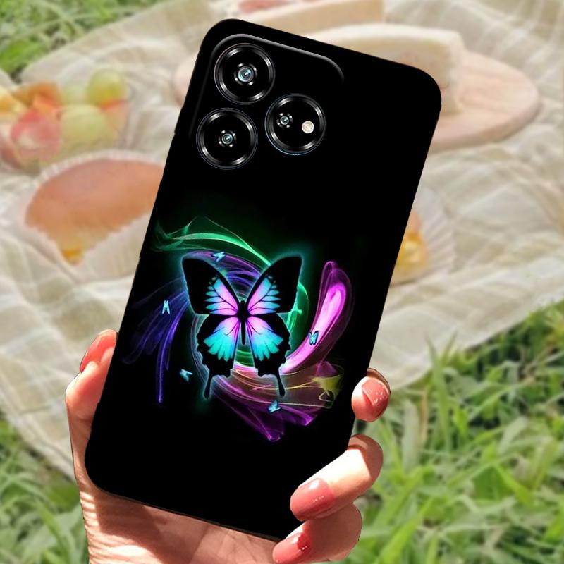 For ZTE Blade V60 Coque Case Nubia V60 Phone Protective Soft Silicone Funda Cover For ZTE Axon 60 4G Z2356 Bumper Fashion Floral