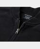 Lettercomo Heavy Cotton Garment Stadium Varsity Jacket Stone Black