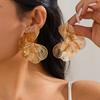 Creative Chic Petal Flower Stud Earrings for Women Wed Bridal Piercing Earring Daily Jewelry Gifts