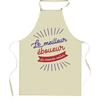 Tablier de cuisine - Planetee - Éboueur humour « Meilleur du Monde entier » - Impression France - Coton épais, liens ajustables