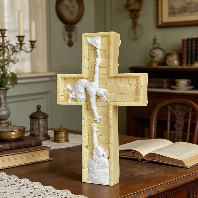 Crossed Shape Silicone Mold Easy Demold Holiday Candle Silicone Mould For Resin Casting Making Candle Soap Chocolate