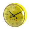 KX4B Mini Suction Cup Clock Waterproof Bathroom Wall Clock Fog Resistant Design For Shower Kitchen Office Time Management