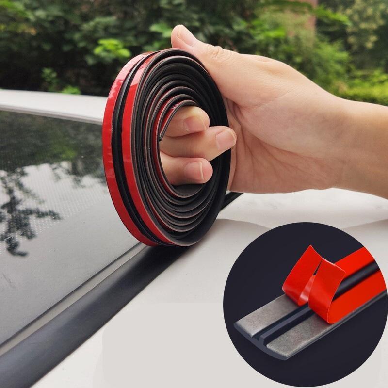 Universal Rubber Sealing Strip for Multiple Car Models Roof/windshield Sealant Window Sound Insulation and Water Leakage Protection Strip