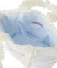 Maison De FLEUR Marie Petal Pearl Frill Handle Tote Bag, Off-White, Size F, 08000426500