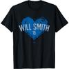 Distressed Heart Will Smith Los Angeles Baseball MLBPA T-Shirt