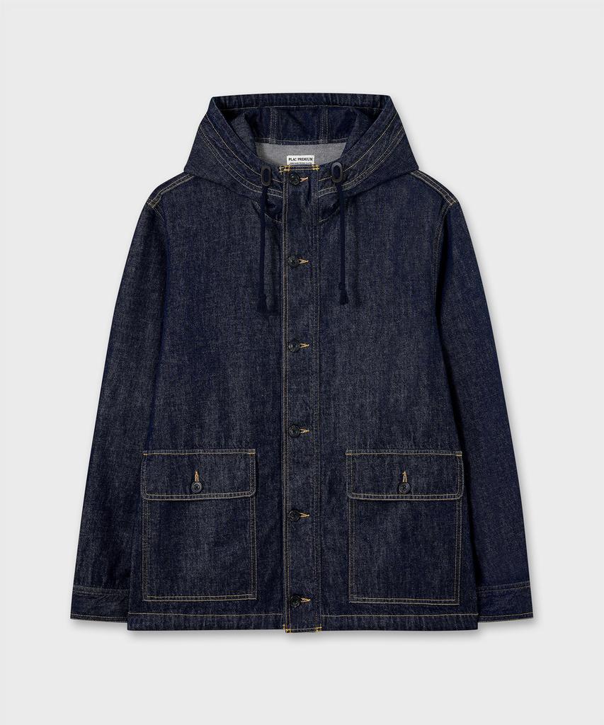 Plac [Shiota Made] Work Denim Hood Jacket_Indigo