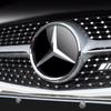 188/210MM Car Front Grille Badge Decal Cover Emblem Stickers Auto Accessories For Mercedes Benz AMG W204 W203 W212 W211 W124 W210 GLC GLE E CLA GLA