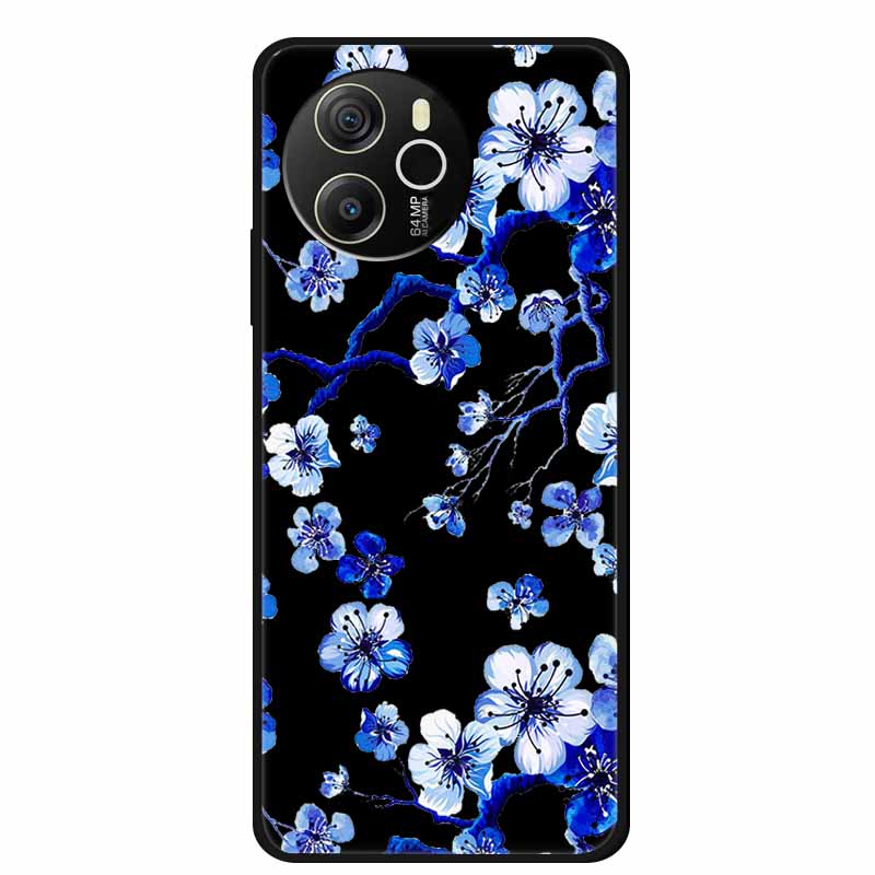 Coque For Blackview Shark 8 Case Cute Cartoon Black Silicone Soft Phone Cases For Blackview Shark 8 Back Cover Case Shark8 Funda