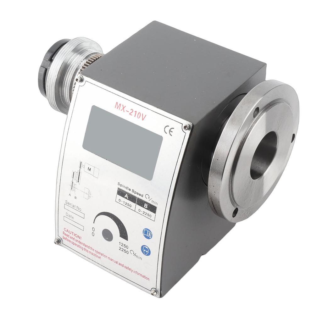 Mini Lathe Control Box Aluminum Alloy Shell Rustproof Lathe Speed Controller for WX 210V 2250rpm