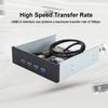 5.25 Inch 19PIN To USB3.0 CD Driver 4 Port HUB Front Panel CD ROM Expansion Mobile Rack