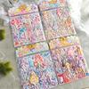 Large-Size Girls' Princess Dress-Up Stickers (4 Styles) Reusable Adhesive Stickers for Notebooks BulingBulingStickers Store