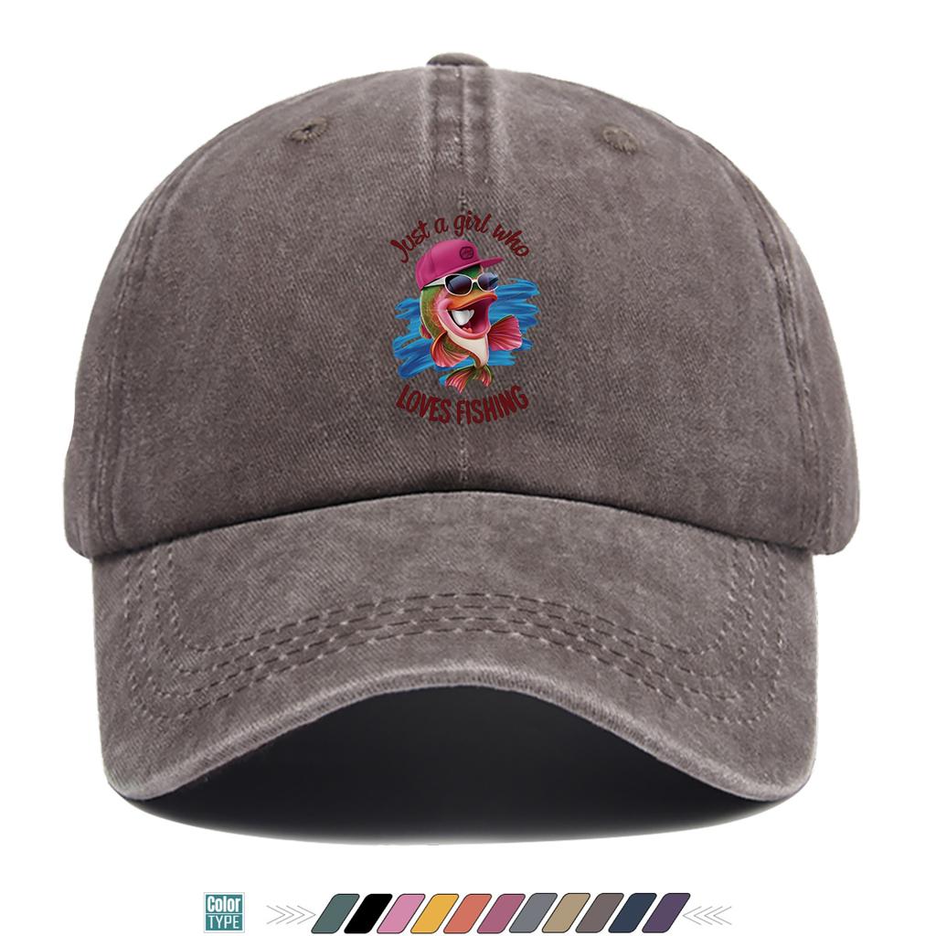 Pc Pcs Unisex Adjustable Duckbill Baseball Cap with Fun Fish Print QuickDry Lightweight Suitable for Outdoor Fishing Campi
