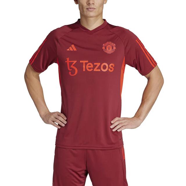 Adidas Manchester United Soccer Jerseys Men's Dark Red Moderate Straight Fit IA7245