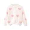 Autumn Children Girls Cardigan Sweaters Kids Knitted Sweater Long Sleeve Cute Outwear Coat For Toddler