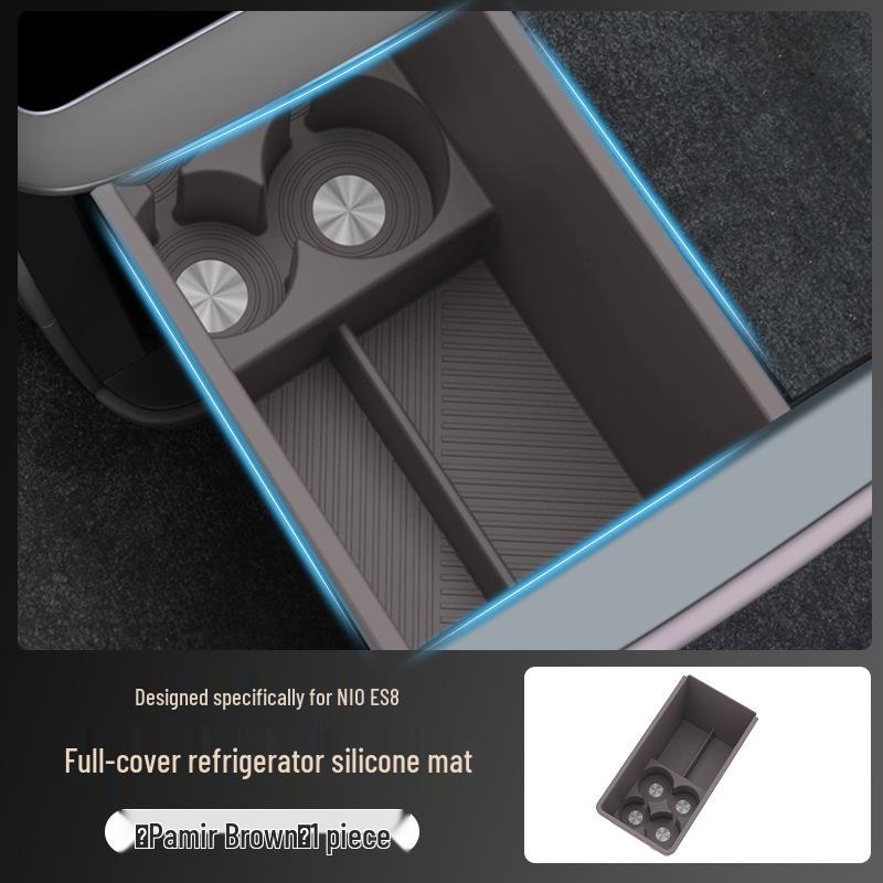 Silicone Mat for Nio ES8 Refrigerator: Rear Full Coverage Interior Protection Accessory