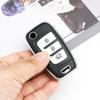 Shell Keyless For Hyundai I30 I35 I40 KONA Genesis Azera Elantra Solaris Tucson Santa Fe TPU Leather Car Folding Key Case Cover Holder
