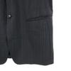Emporio Armani Herren Wollstreifen-Sakko Made in Italy Grau Gebraucht